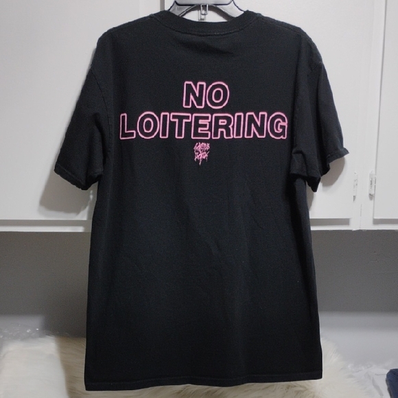 Cactus Jack By Traviz Scott Black Graphic Tee W Pink Accents Worn 1X (A-80)